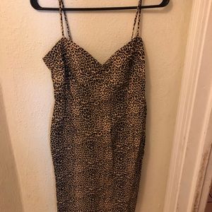 Pinup cheetah print dress